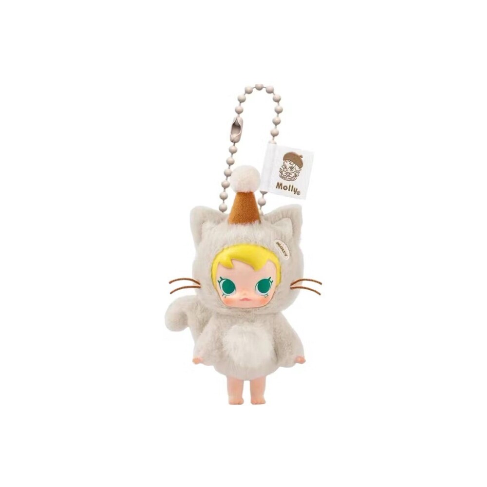 Pop Mart Baby Molly Pocket Friends Series It's Snack Time Vinyl Plush Pendant